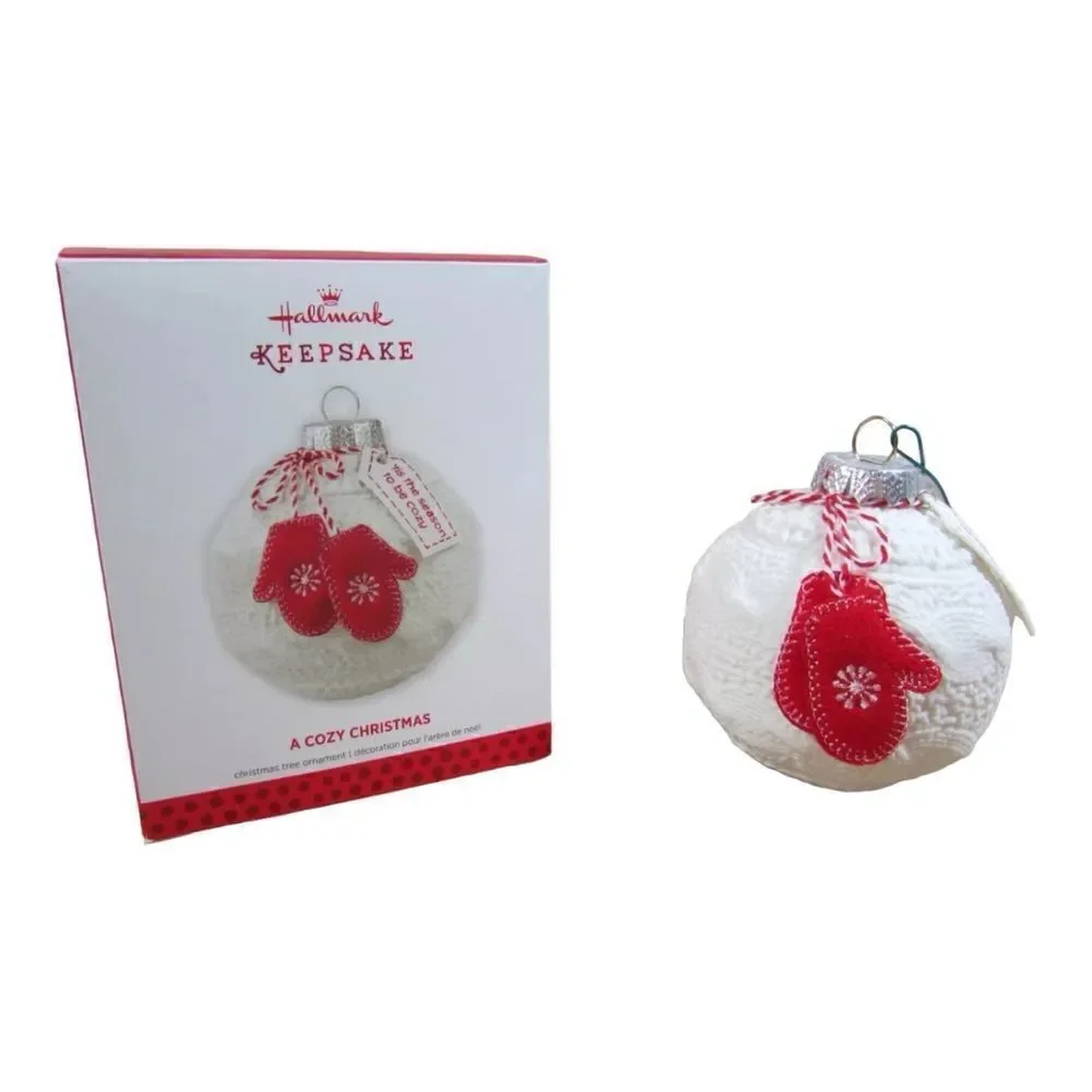 Hallmark Cozy Christmas ornament porcelain Hallmark Keepsake Ornament 2013